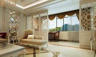 客厅隔断装修效果图