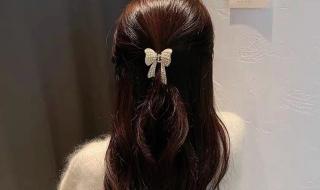 怎么扎蝴蝶结头发